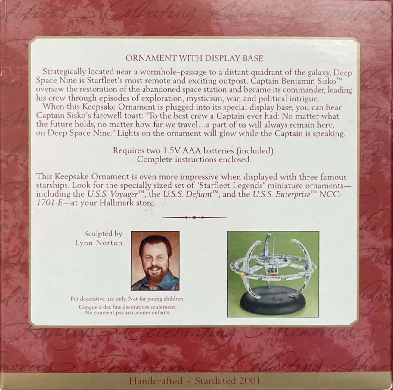 25) 2001 Space Station Deep Space Nine | Hallmark Star Trek Ornaments