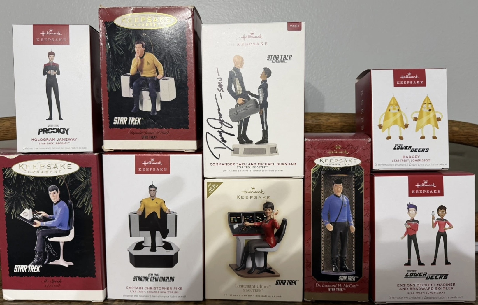 Huge Star Trek Ornament Collection Available on eBay | Hallmark